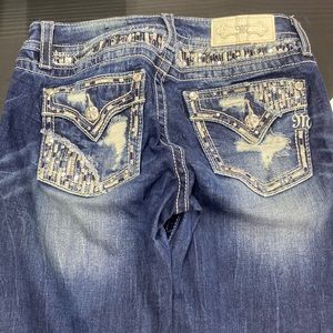 Miss me jeans low rise crop